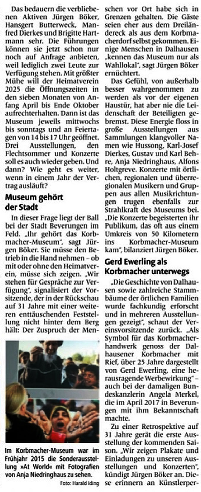 Mitte Zeitungsseite