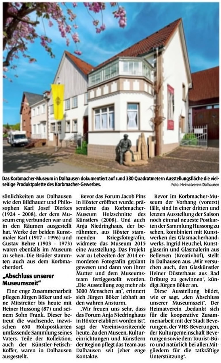 Rechte Zeitungsseite